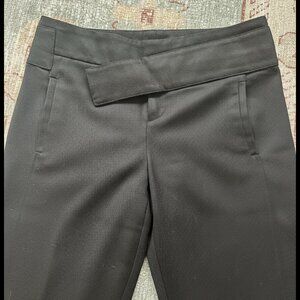 Helmut Lang Black Asymmetric Waist Trousers